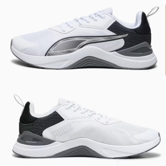 Puma Other - NEW Puma Men White & Gray soft pro foam sneakers